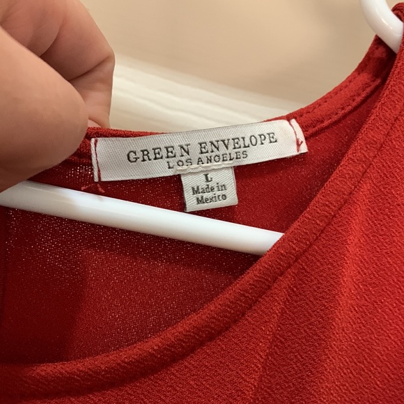 Beautiful rust orange blouse - Picture 3 of 3